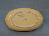 Vintage Abingdon USA Yellow Ceramic Bowl