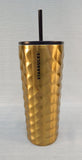 2024 Starbucks 25 oz. Gold Diamonds Travel Mug - Brand New!