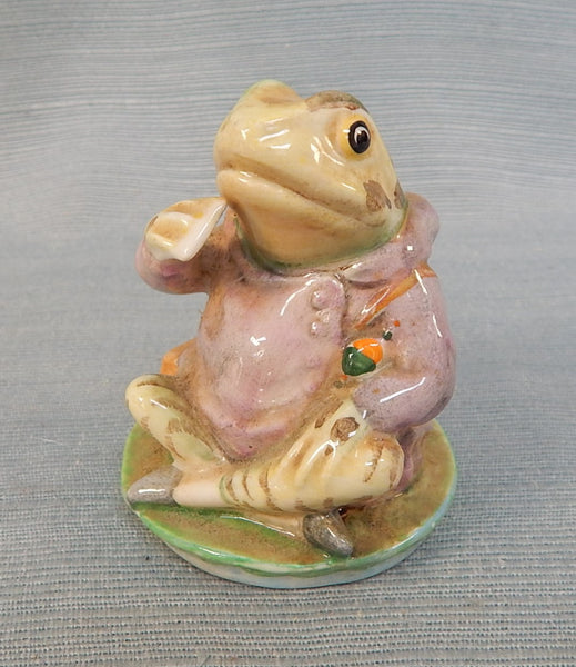 Vintage Beatrix Potter Jeremy Fisher Frog Figurine