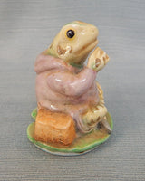 Vintage Beatrix Potter Jeremy Fisher Frog Figurine