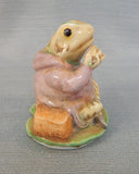 Vintage Beatrix Potter Jeremy Fisher Frog Figurine