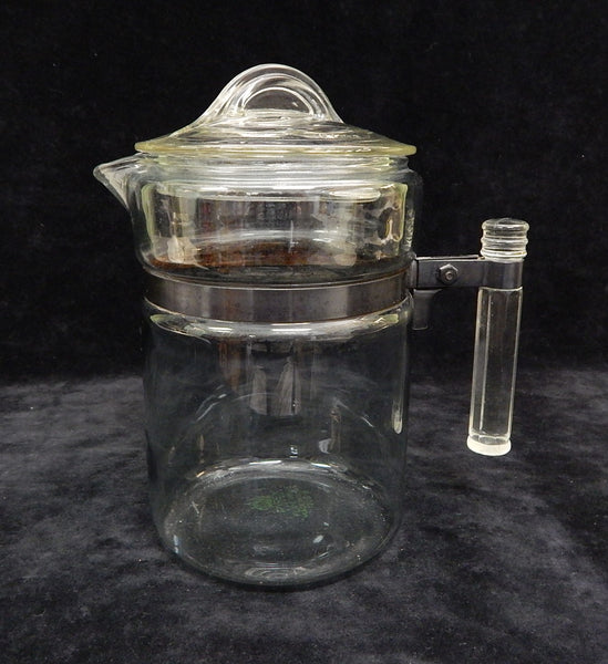 Pyrex Flameware 6 Cup Percolator 7826-B - Pot and Lid Only