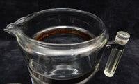 Pyrex Flameware 6 Cup Percolator 7826-B - Pot and Lid Only