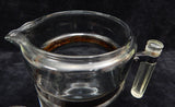 Pyrex Flameware 6 Cup Percolator 7826-B - Pot and Lid Only