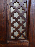 Carved Wood Folding Screen