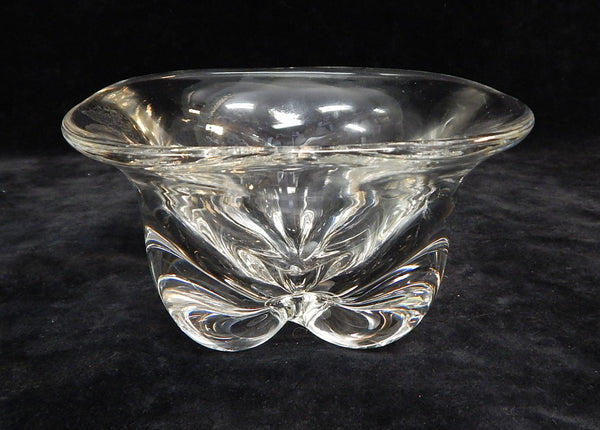 Edward Hald for Orrefors - Pinched Base Crystal Bowl