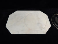 Marble Board with Glass Cloche