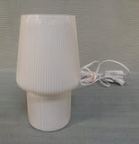 Urban Outfitters White Little Glass Table Lamp - Brand New!