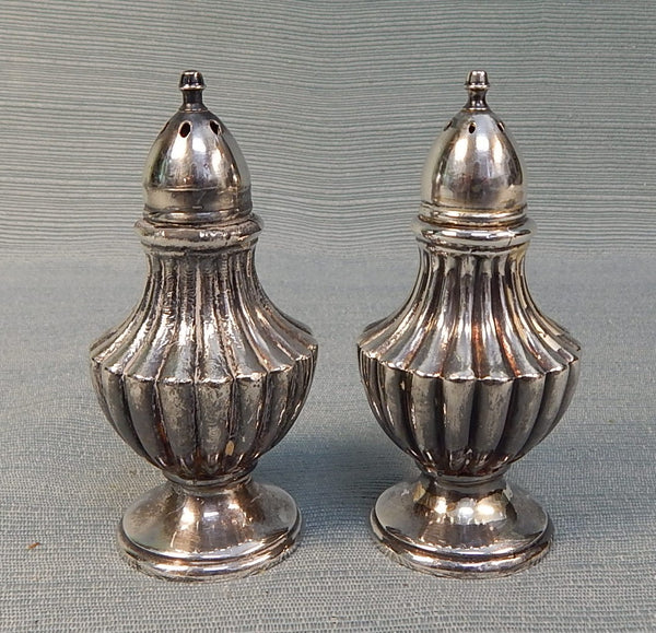 WB Mfg. Co. Weidlich Brothers Silver Plate Salt and Pepper