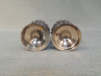 WB Mfg. Co. Weidlich Brothers Silver Plate Salt and Pepper
