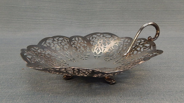 Lovelace Int'l Silver Co. Lace Silver Plate Candy Dish