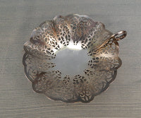 Lovelace Int'l Silver Co. Lace Silver Plate Candy Dish