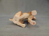 Lomonosov Russia Airedale Terrier Porcelain Figurine