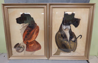 Pair of Charming Dog Prints by Kolene Spicher