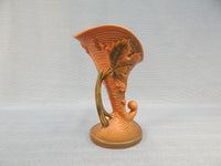 Roseville Bushberry Orange Vase No. 153-6