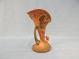 Roseville Bushberry Orange Vase No. 153-6