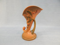Roseville Bushberry Orange Vase No. 153-6