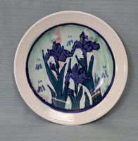 Nancy Redman Handmade Irises Bowl