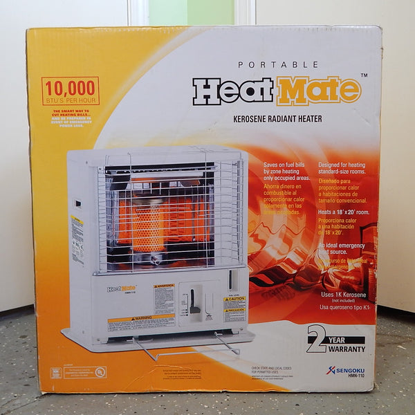 Sengoku Portable HeatMate Kerosene Radiant Heater - Brand New!