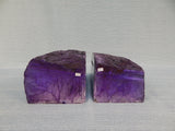 Large Brazilian Quartz Geode Bookends