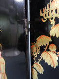Vintage Vietnamese Tabletop Lacquered Wood Screen