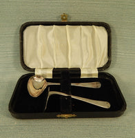 Vintage Silver Plate Children's Flatware Set - Very Good Vintage Condition