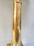 Virginia Metalcrafters Brass Table Lamp with Rectangular Shade