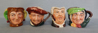 Set of 4 Royal Doulton Face Mugs