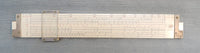 Large Post Versalog 1460 Slide Rule with Leather Case