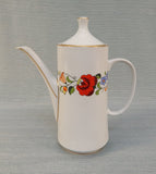 Kalocsa Hungary Hand-Painted Porcelain Tea or Coffee Server
