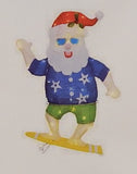 3 ft. LED Surfing Santa Yard Decoration - New in Box!