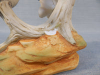 Lefton China Japan Hummingbird and Flowers Figurine