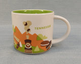 2016 Tennessee Starbucks You Are Here Mug