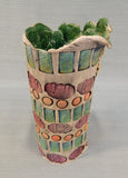 Smiling Face Vase by Penny Dobson