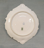 Antique L.S.& Sons Limoges Floral Gold on White Plate