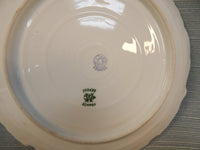 Antique L.S.& Sons Limoges Floral Gold on White Plate