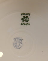 Antique L.S.& Sons Limoges Floral Gold on White Plate