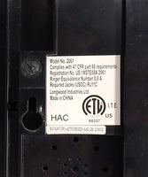 Black Retro Wall Phone