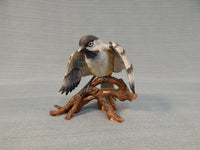GOTO Original Bird Figurines, Japan - Chickadee, Warbler, Mocking Bird - Lot of 3