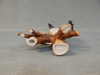 GOTO Original Bird Figurines, Japan - Chickadee, Warbler, Mocking Bird - Lot of 3