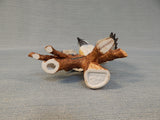GOTO Original Bird Figurines, Japan - Chickadee, Warbler, Mocking Bird - Lot of 3
