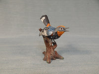 GOTO Original Bird Figurines, Japan - Chickadee, Warbler, Mocking Bird - Lot of 3