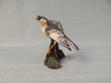 GOTO Original Bird Figurines, Japan - Chickadee, Warbler, Mocking Bird - Lot of 3