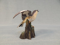 GOTO Original Bird Figurines, Japan - Chickadee, Warbler, Mocking Bird - Lot of 3
