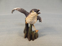 GOTO Original Bird Figurines, Japan - Chickadee, Warbler, Mocking Bird - Lot of 3