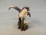 GOTO Original Bird Figurines, Japan - Chickadee, Warbler, Mocking Bird - Lot of 3