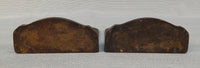 Vtg. Wire-haired Fox Terrier Cast Iron Bookends Connecticut Foundry 1929