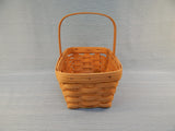 Longaberger 1999 11" x 7.5" Woven Basket w/One Handle