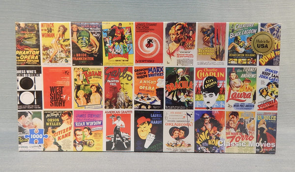 1000 Piece Classic Movies Puzzle by Re-Marks - Brand New!