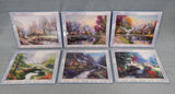 Thomas Kincade Bridges of Life Vintage 1999 Bradford Exchange Plates Set of 6